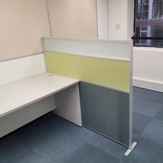 PS-A Series 30mm Slim Office Partition with Glass Window